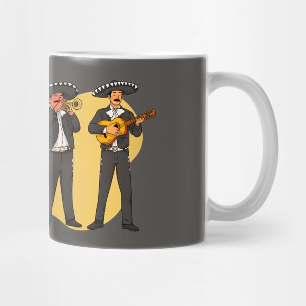 Mexican Mariachi Band Illustration by SLAG_Creative